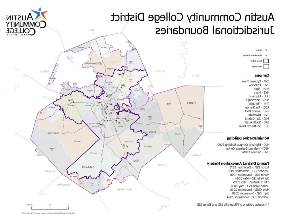 ACC District Service Map